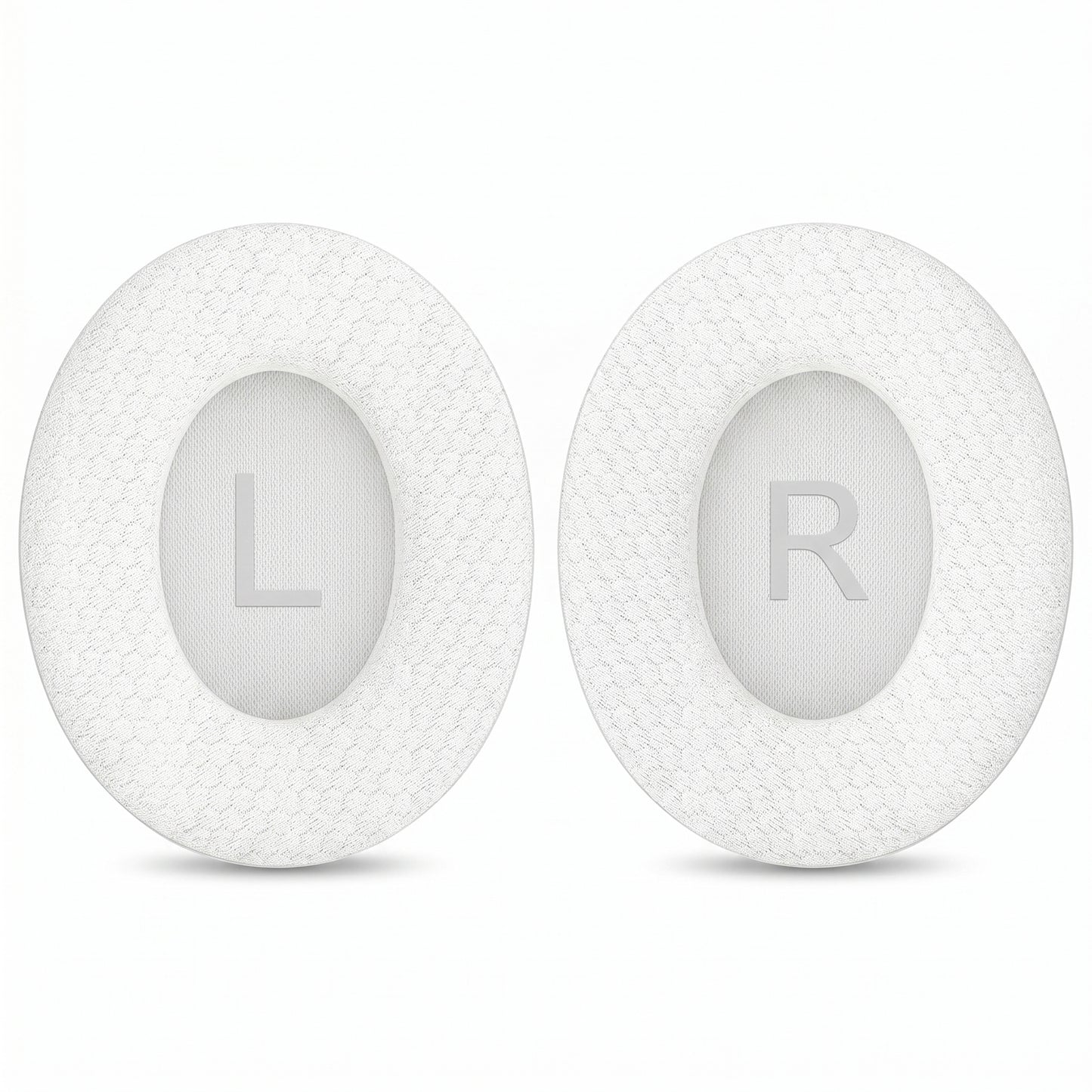 Oorkussens voor Bose QC45 Serie – Geschikt voor QC45, QC SE, QuietComfort 2023 en meer Wit Mesh
