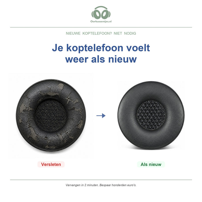 Oorkussens voor Jabra Engage 50 (1e gen) – niet voor Engage 50 II — Before and after