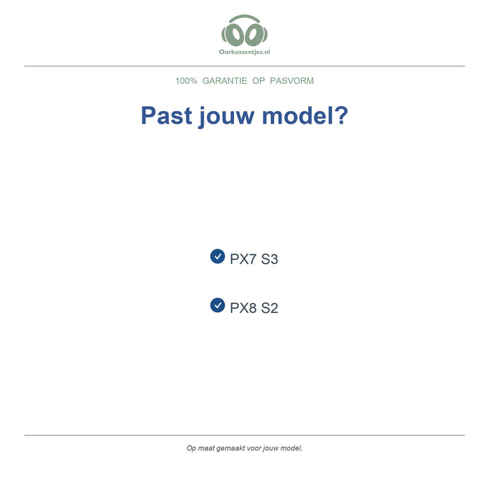 Oorkussens voor Bowers & Wilkins PX8 S2 & PX7 S3 – Geschikt voor PX8 S2 en PX7 S3