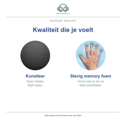 Vervangende oorkussens – Kunstleer
