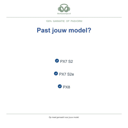 Oorkussens voor Bowers & Wilkins PX8 & PX7 S2 – Geschikt voor PX8, PX7 S2 en PX7 S2e