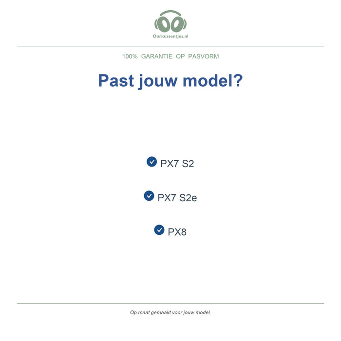 Oorkussens voor Bowers & Wilkins PX8 & PX7 S2 – Geschikt voor PX8, PX7 S2 en PX7 S2e