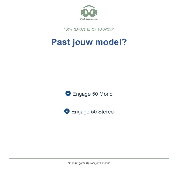 Oorkussens voor Jabra Engage 50 (1e gen) – niet voor Engage 50 II — Compatible models