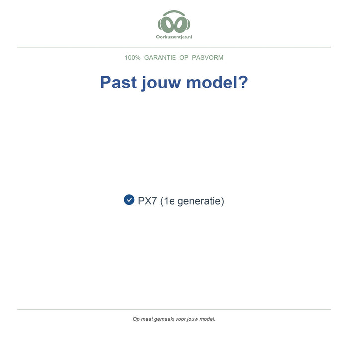 Oorkussens voor Bowers & Wilkins PX7 – Geschikt voor de originele PX7 (1e generatie)