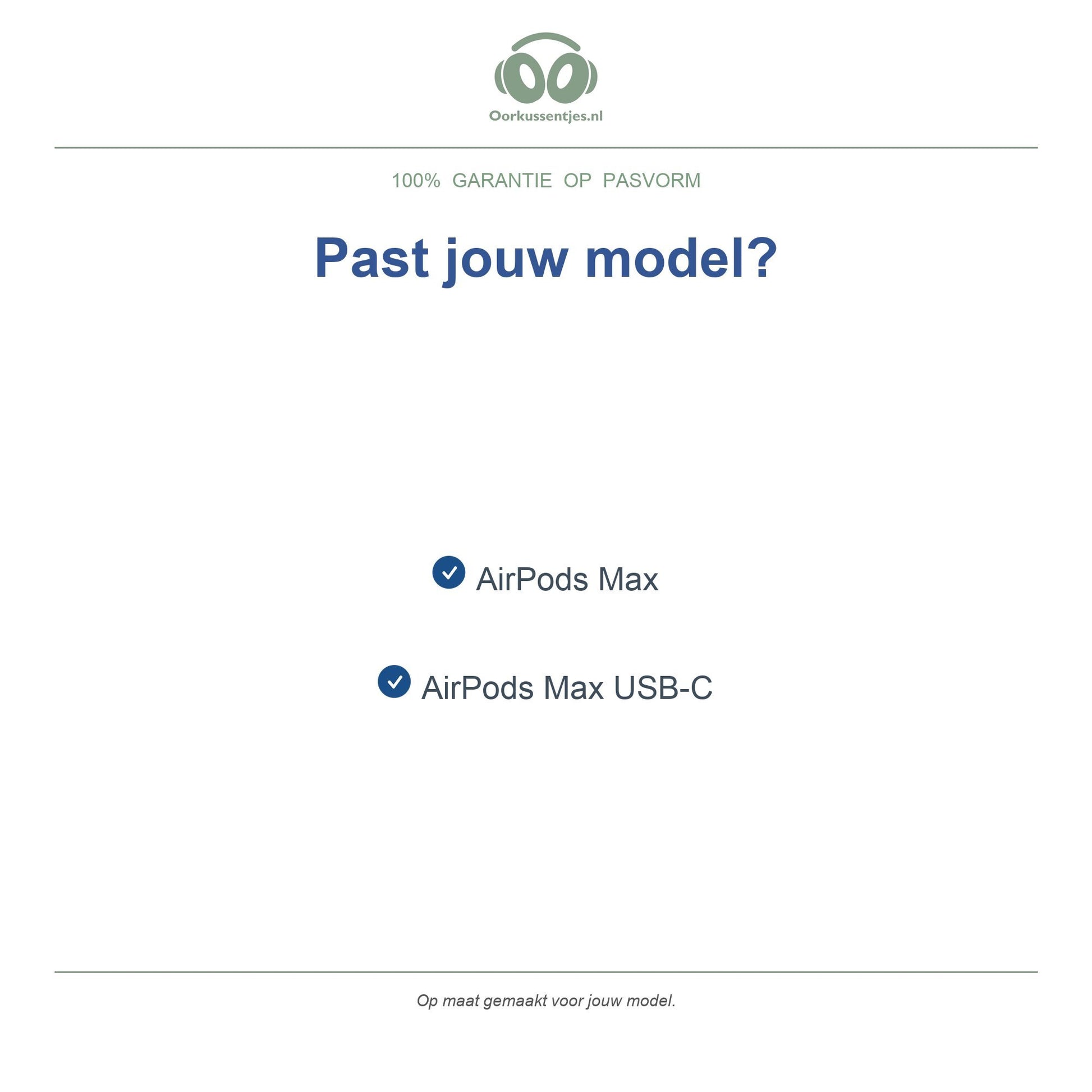 Oorkussens voor Apple AirPods Max – Geschikt voor AirPods Max (2020) & USB-C (2024) — Compatible models