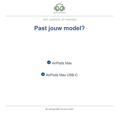 Oorkussens voor Apple AirPods Max – Geschikt voor AirPods Max (2020) & USB-C (2024) — Compatible models