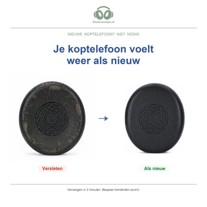Oorkussens voor Jabra Engage 50 II (2e gen) & Engage 40 – niet voor Engage 50 1e gen — Before and after