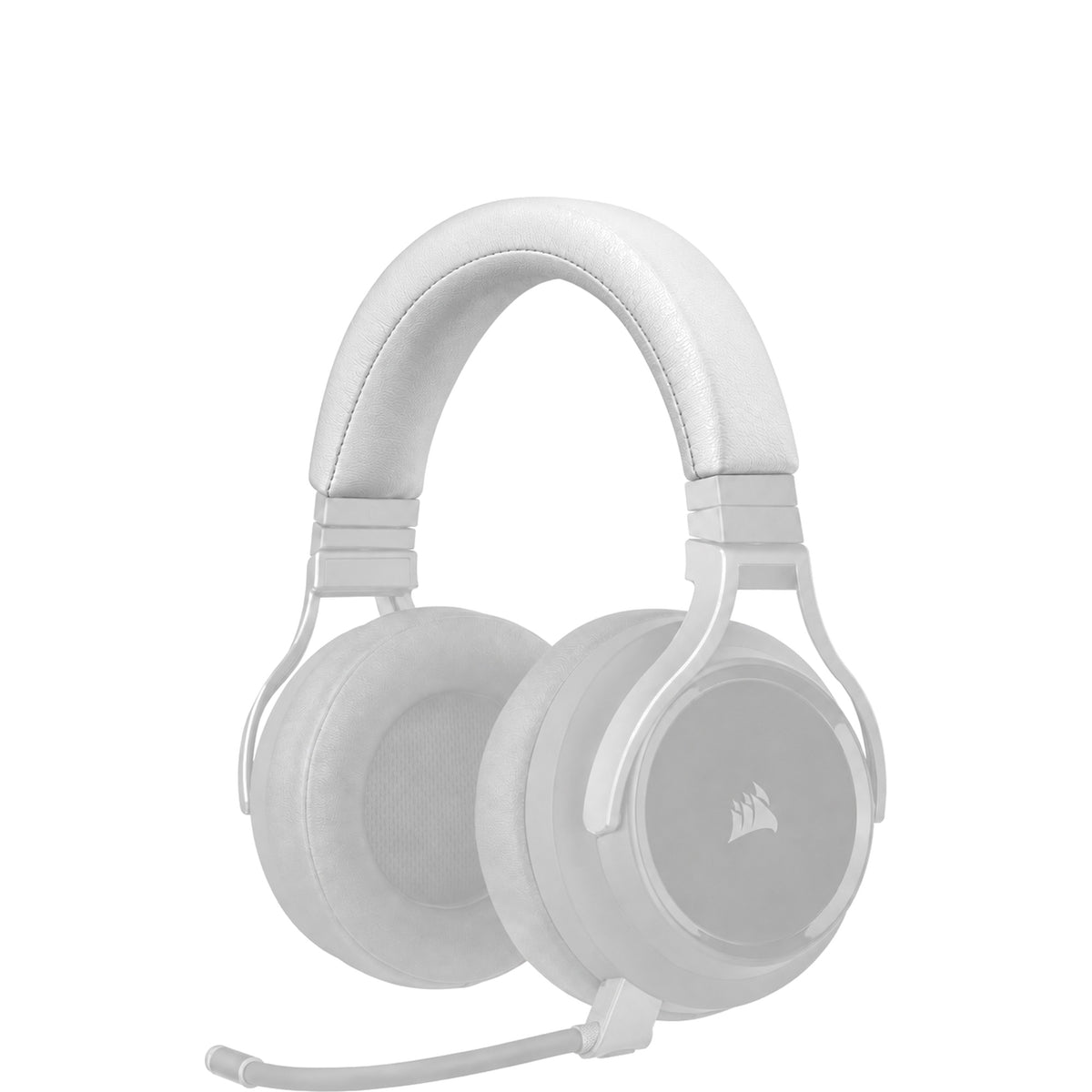 Hoofdband voor Corsair Virtuoso RGB Wireless – Vervangende koptelefoon hoofdband, geschikt voor Virtuoso RGB Wireless, SE en XT – niet voor Virtuoso Max — wit