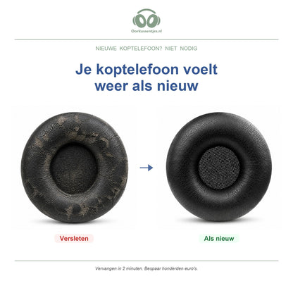 Oorkussens voor Jabra PRO 920/930 & Biz Serie – Ook voor PRO 9400-9470, GN2000 en UC Voice — Before and after
