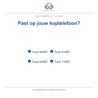 Hoofdband voor JBL Tune 500BT / 510BT / 520BT / 710BT – Vervangende koptelefoon hoofdband, geschikt voor Tune 500BT, 510BT, 520BT en 710BT — compatibele modellen