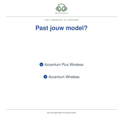 Oorkussens voor Sennheiser Accentum Serie – Geschikt voor Accentum Wireless, Accentum Plus Wireless — Compatible models