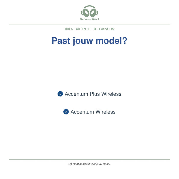 Oorkussens voor Sennheiser Accentum Serie – Geschikt voor Accentum Wireless, Accentum Plus Wireless — Compatible models