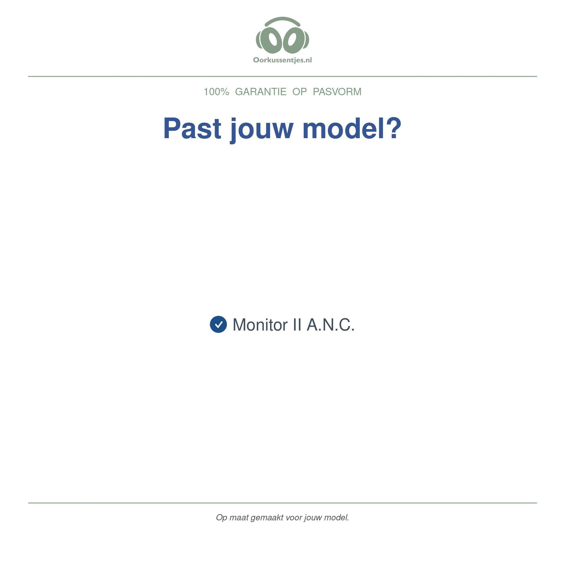 Oorkussens voor Marshall Monitor II ANC – Geschikt voor Monitor II A.N.C. — Compatible models