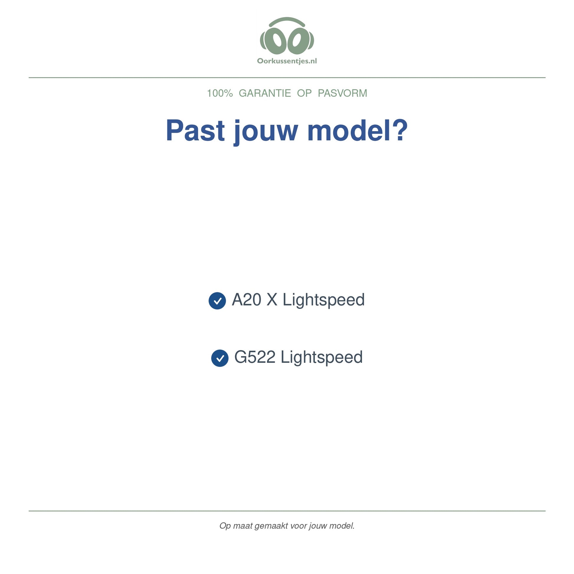 Oorkussens voor Logitech G522 / A20 X – Geschikt voor G522 Lightspeed, A20 X Lightspeed — Compatible models