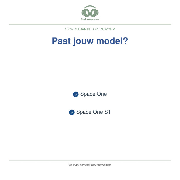 Oorkussens voor Soundcore Space One – Geschikt voor Space One, Space One S1 — Compatible models