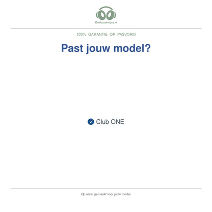 Oorkussens voor JBL Club One – Geschikt voor JBL Club One — Compatible models