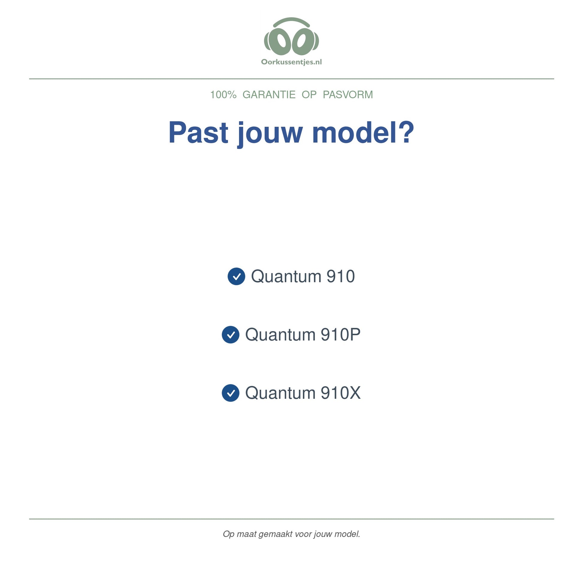 Oorkussens voor JBL Quantum 910 Serie – Geschikt voor Quantum 910, 910X, 910P — Compatible models