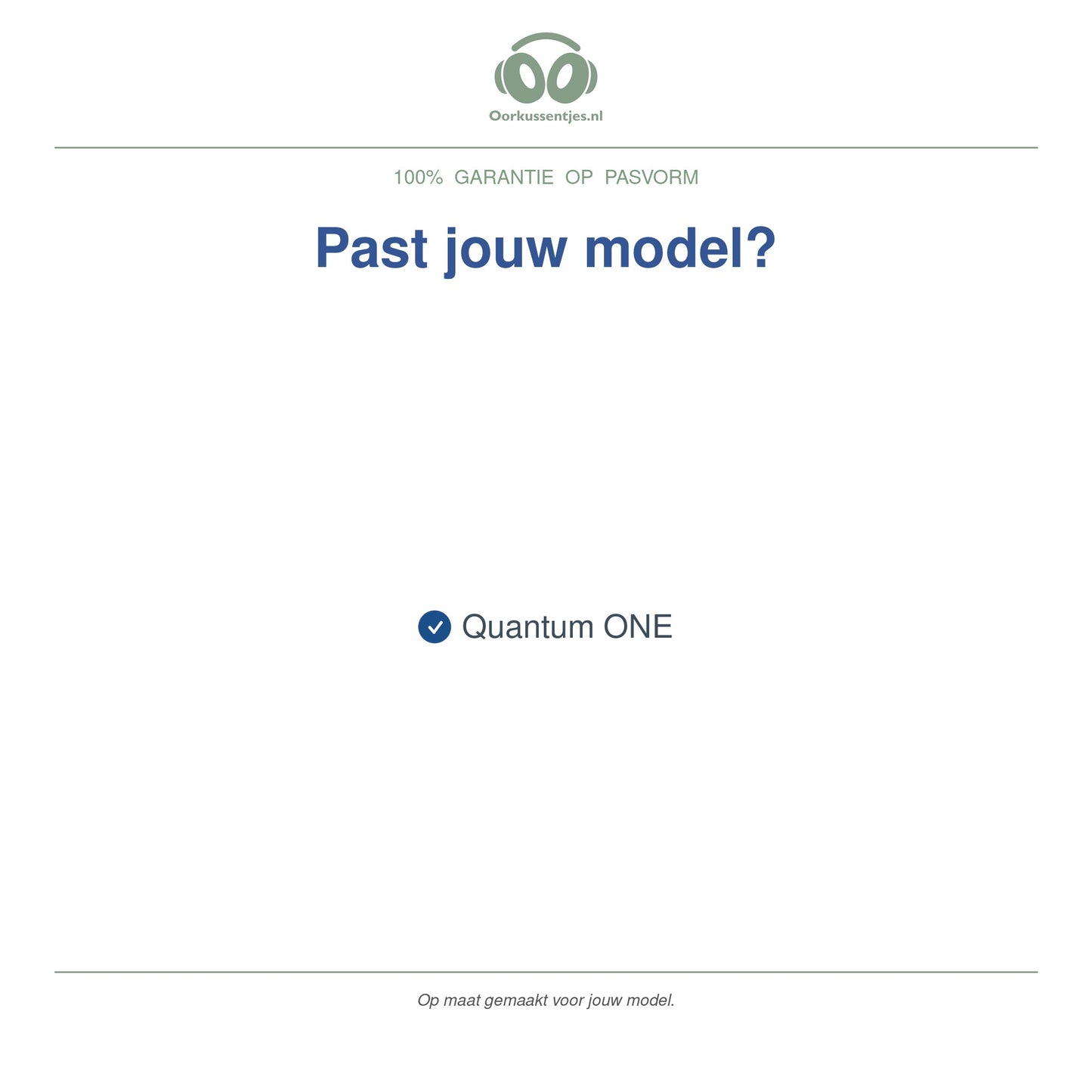 Oorkussens voor JBL Quantum ONE – Geschikt voor JBL Quantum ONE — Compatible models