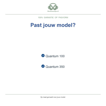 Oorkussens voor JBL Quantum 100 / 350 – Geschikt voor Quantum 100, Quantum 350 — Compatible models