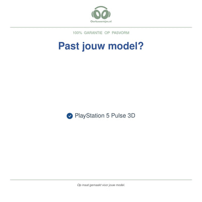 Oorkussens voor Sony PlayStation 5 Pulse 3D – Geschikt voor PlayStation 5 Pulse 3D — Compatible models