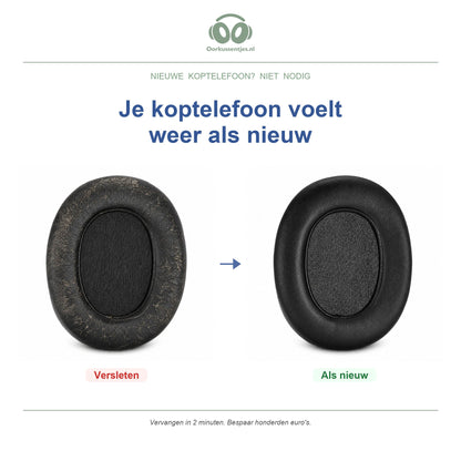 Oorkussens voor AKG K361 / K371 Serie – Geschikt voor K361, K361-BT, K371, K371-BT — Before and after