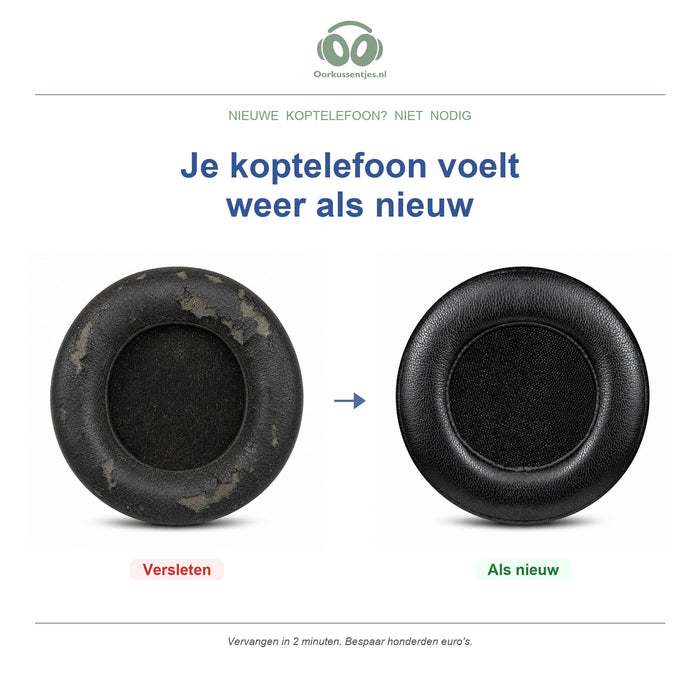 Oorkussens voor Beats Executive – Geschikt voor Beats Executive — Before and after