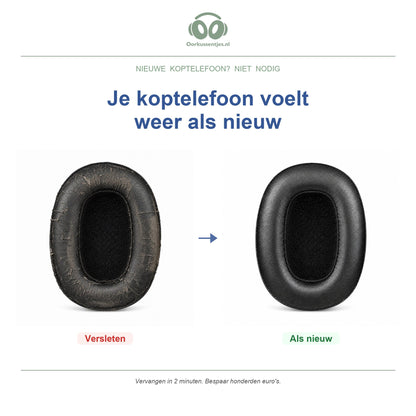 Oorkussens voor Skullcandy Crusher / Hesh 3 – Geschikt voor Crusher Wireless, Crusher Evo, Hesh 3, Hesh ANC en meer — Before and after