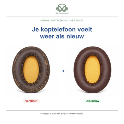 Oorkussens voor Sennheiser Momentum Over-Ear – Geschikt voor Momentum Over-Ear, Momentum 2.0 Over-Ear, HD1 Over-Ear — Before and after