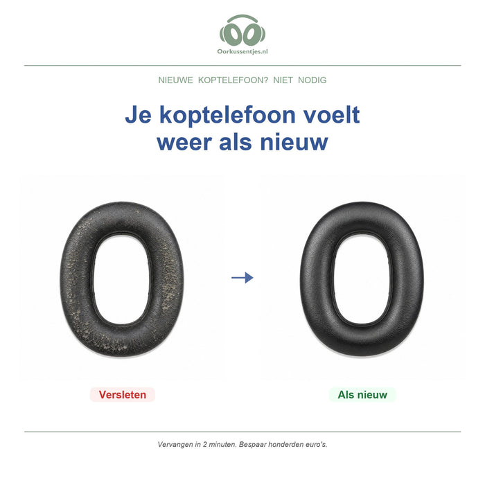 Oorkussens voor Marshall Monitor III ANC – Geschikt voor Monitor III A.N.C. — Before and after
