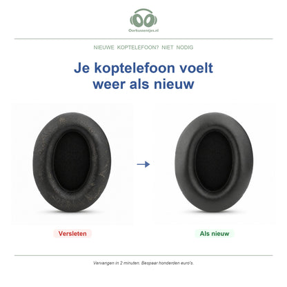 Oorkussens voor Sennheiser HD 380 Pro – Geschikt voor HD 380 Pro — Before and after