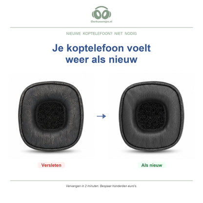 Oorkussens voor Marshall Major III / Mid ANC – Geschikt voor Major III Wired, Major III Bluetooth, Mid ANC — Before and after