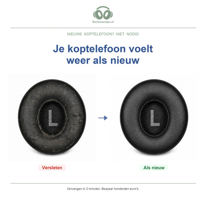 Oorkussens voor JBL Tune On-Ear Serie – Geschikt voor Tune 500BT, Tune 510BT, Tune 660NC, T450BT en meer — Before and after