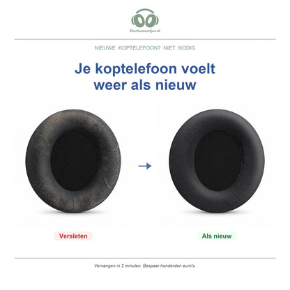 Oorkussens voor Soundcore Life Q30 / Q35 – Geschikt voor Life Q30, Life Q30BT, Life Q35 — Before and after