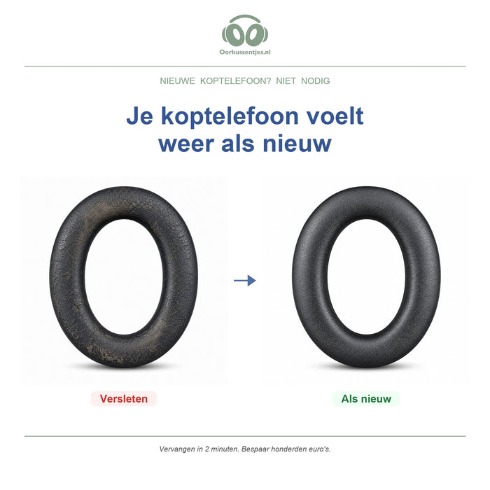 Oorkussens voor HyperX Cloud Revolver Serie – Geschikt voor Cloud Revolver, Cloud Revolver S — Before and after