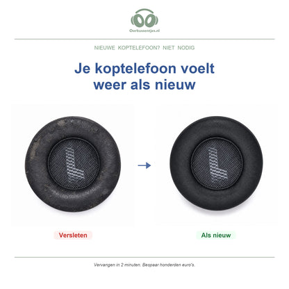 Oorkussens voor JBL Live 400BT – Geschikt voor JBL Live 400BT — Before and after