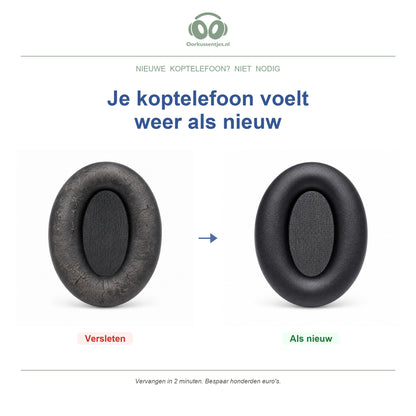 Oorkussens voor Sony WH-1000XM3 – Geschikt voor WH-1000XM3 — Before and after