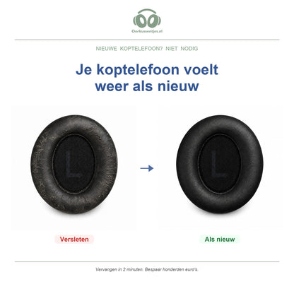 Oorkussens voor Soundcore Space Q45 – Geschikt voor Soundcore Space Q45 — Before and after