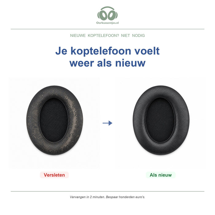 Oorkussens voor Soundcore Q11i – Geschikt voor Soundcore Q11i — Before and after