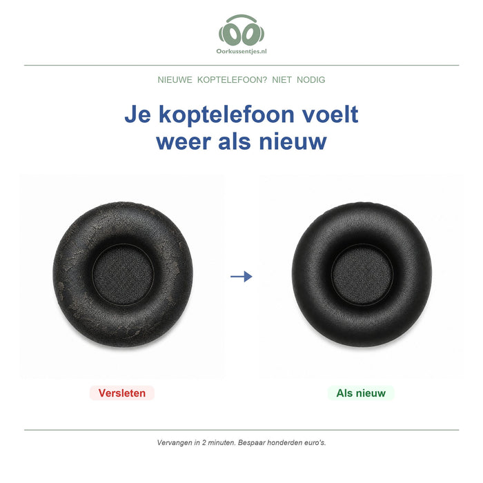 Oorkussens voor AKG K400 Serie – Geschikt voor K420, K430, K450, K480 en meer — Before and after