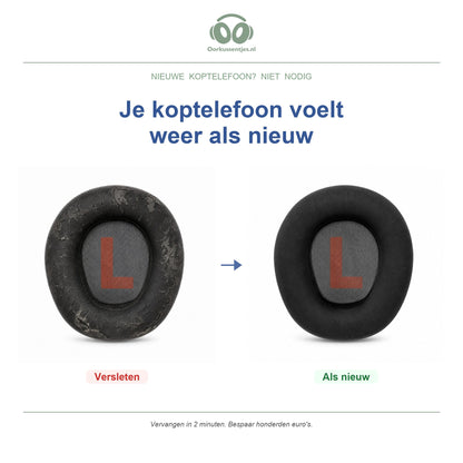 Oorkussens voor JBL Quantum 100 / 350 – Geschikt voor Quantum 100, Quantum 350 — Before and after