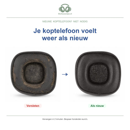 Oorkussens voor Marshall Major IV – Geschikt voor Major IV, Major IV Bluetooth — Before and after