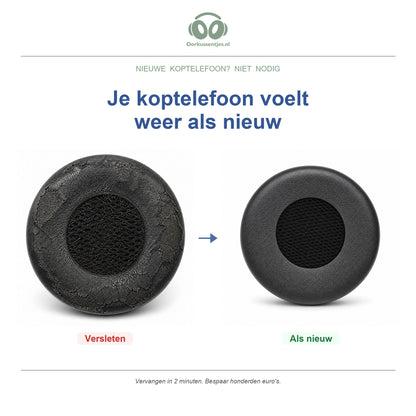 Oorkussens voor Jabra Evolve 75 Serie – Geschikt voor Evolve 75, Evolve 75+, Evolve 75 UC en meer — Before and after