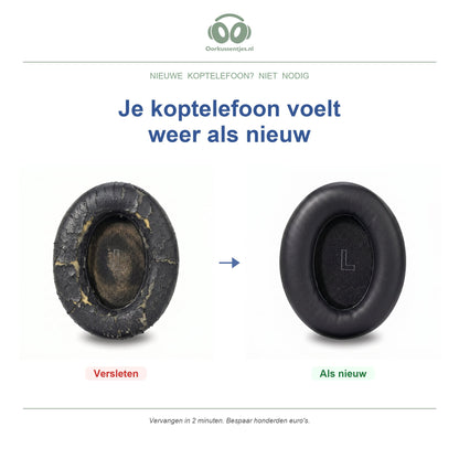 Oorkussens voor Bose QuietComfort Ultra – Geschikt voor QC Ultra Gen 1, QC Ultra Gen 2 — Before and after