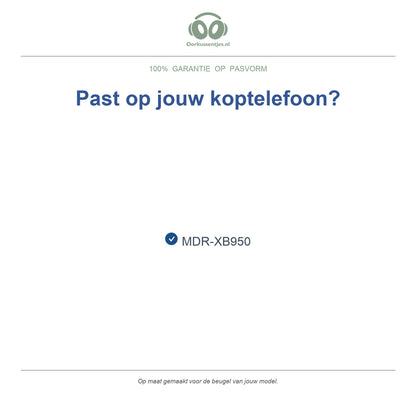 Hoofdband voor Sony MDR-XB950 – Vervangende koptelefoon hoofdband, geschikt voor MDR-XB950 — compatibele modellen