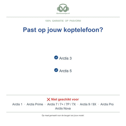 Hoofdband voor SteelSeries Arctis 3 / Arctis 5 – Vervangende koptelefoon hoofdband (elastische band), geschikt voor Arctis 3 en Arctis 5 – niet voor andere Arctis-modellen — compatibele modellen